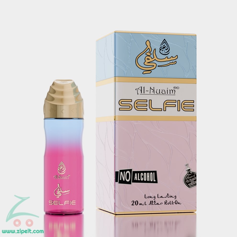Al Nuaim Selfie Attar 20ml | Fresh Citrus & Floral Perfume Oil | Alcohol-Free Unisex Fragrance